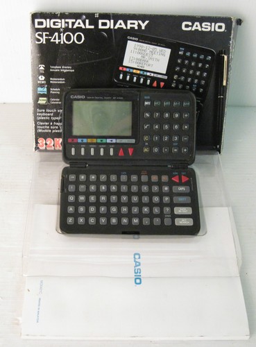 Casio 4100 agenda - casio, sf-4100