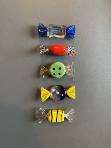Lot bonbons verre soufflé - bonbons,