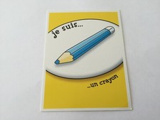Carte je suis un crayon pièce
