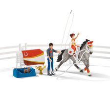 SCHLEICH - Accessoires et Figurines de l'univers HORSE CLUB - Kit de voltige ...
