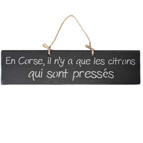 Plaque décorative noire - , en