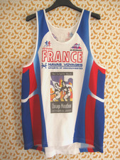 Maillot Club Marathon France course Cross Chicago 2000 Vintage Homme - S
