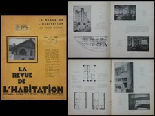 REVUE DE L'HABITATION n°116 1930 SPLENDID HOTEL VITTEL, MAISON KOLPA PARIS