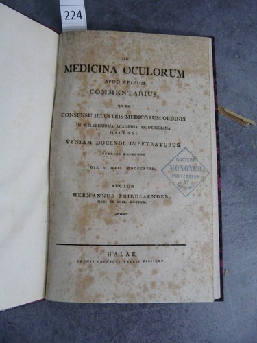 Medicina oculorum - de,