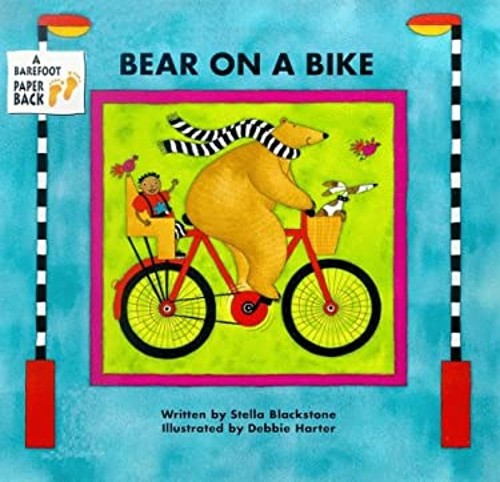 Ours sur une vélo - une, de