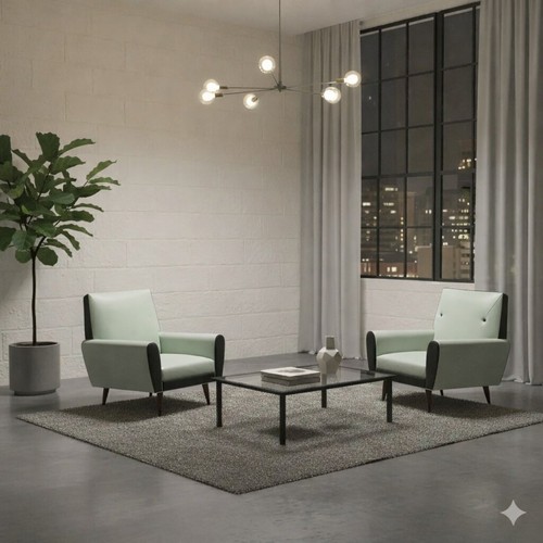 Fauteuils vintage black and - fauteuils,