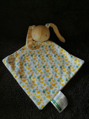 Doudou plat lapin klorane - lapin,