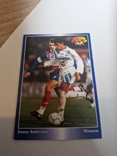 SONNY ANDERSON OM OLYMPIQUE MARSEILLE VELODROME MONACO PANINI FOOTBALL CARD 1995