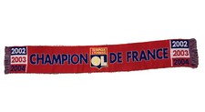 Rare Scarf Echarpe Ultra OL Olympique Lyonnais Champion de France 2002 2003 2004