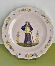 Assiette ancienne 19ème vers