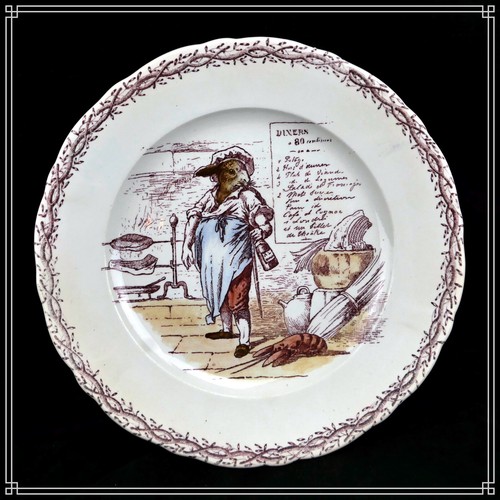 Assiette faience de - assiette,