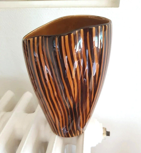 Sarreguemines domino vase - sarreguemines, domino: