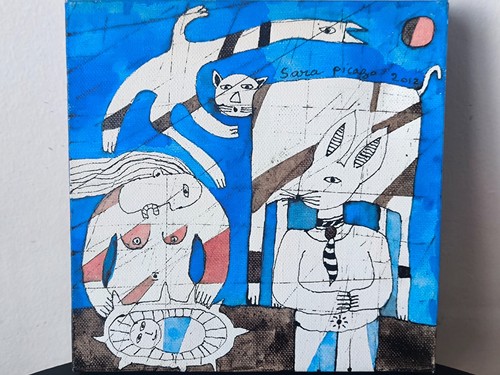 Sara picazo peinture signée - picazo,
