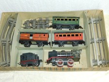 Jouet En Tôle Wagon De Train Märklin Locomotive Wagon + Boîte + Rails