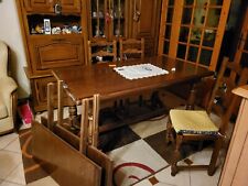 table chêne massif avec ses 2 rallonges