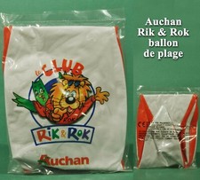 Auchan, cadeau le Club Rik & Rok, un ballon de plage en sachet