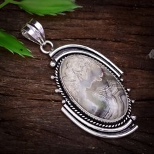 Pendentif fait main en argent