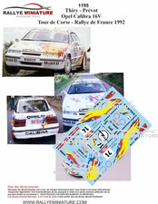 DECALS 1/43 REF 1195 OPEL
