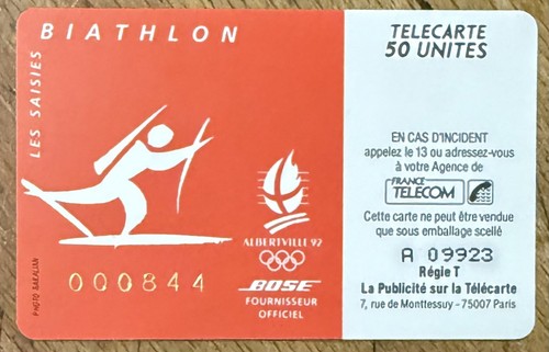Bose biathlon telecarte - telecarte, rÉf