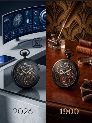 Superbe montre poche - montre, de