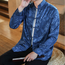 Hommes Dragon Jacquard Chemise