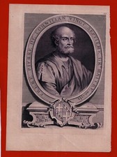 GS27-GRAVURE-P.DE CORNEILLAN-GRAND MAITRE-CHEVALIERS HOSPITALIERS-MALTE-1726