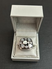 Bague en argent massif avec