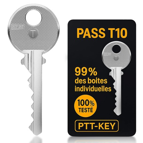 Clé pass ptt t10 - clé, aux