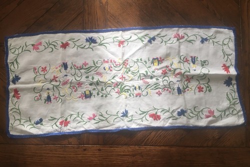 Beau ancien nappe - ancien, nappe/napperon