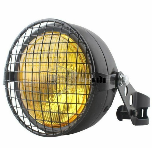 Feux phare moto avec grille - phare,