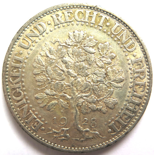 R4209 reichsmark 1928 f - 5,
