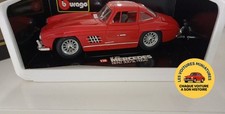 Mercedes-Benz 300 SL 1954 burago 1/18 - miniature rouge -rare vintage collector