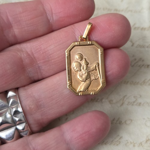 Pendentif médaille plaqué - pendentif,
