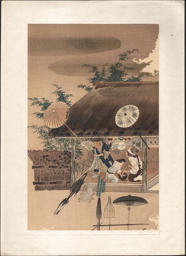 1920 estampe japonaise - 1920,