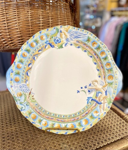 Faience gien rare plat - faience,