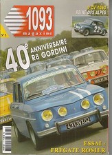 1093 MAGAZINE 5 R8 GORDINI