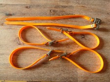 6 Vintage Courroies sangle cale-pieds vélo vintage ancien bicyclette CINGHIETTE 