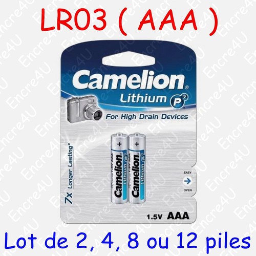 Pile photo lithium - lr3, fr3