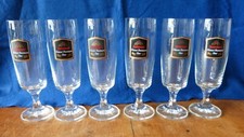 LOT 6 ANCIENS VERRES A BIERE HENNINGER VINTAGE BISTROT