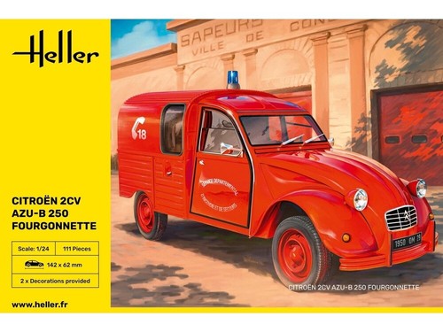 Heller citroen 2cv - -,