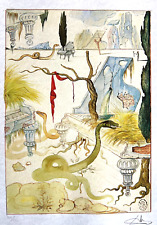 Salvador Dali Lithographie COA