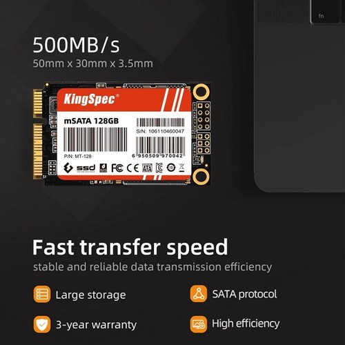 Kingspec msata ssd - msata, 256gb