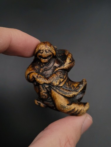 Netsuke fujin portant - netsuke,