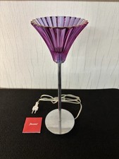 Lampe modèle mille nuits violet Mathias cristal Baccarat
