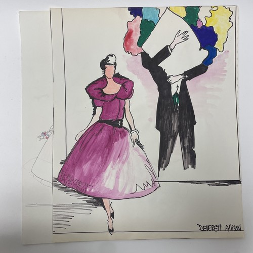 Lot croquis de mode - lot,