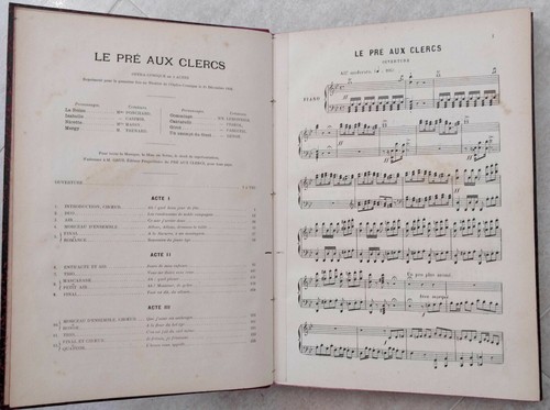 Hérold pré aux clercs - hérold, le