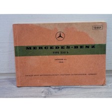 Mercedes 220b - 1963 - Manuel catalogue Piece detachees