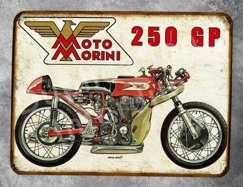 Plaque metal vintage - , moto