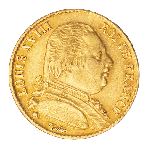 Louis xviii francs 1814 - francs,
