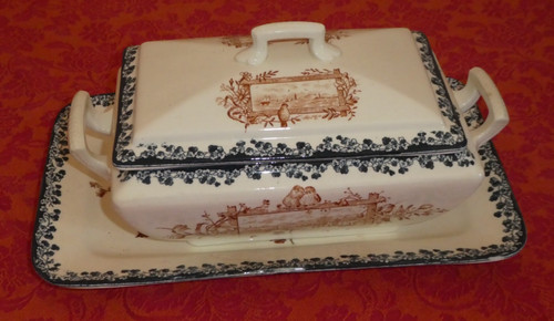 Légumier son plat - plat, en